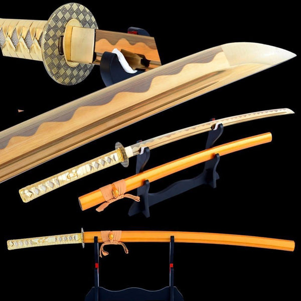 Akihiko Carbon Steel Katana Samurai Sword