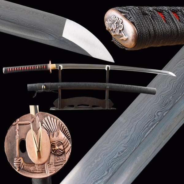 Qiaohui Folded Steel Katana Samurai Sword