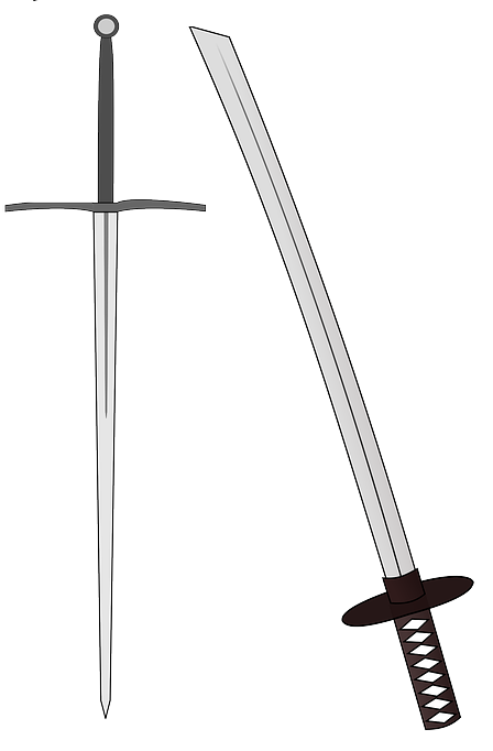 European Longsword vs Katana