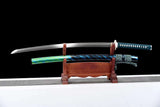 Aoi Kaigan Clay Tempered Folded Steel Katana Samurai Sword