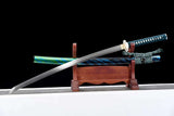 Aoi Kaigan Clay Tempered Folded Steel Katana Samurai Sword