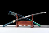 Aoi Kaigan Clay Tempered Folded Steel Katana Samurai Sword