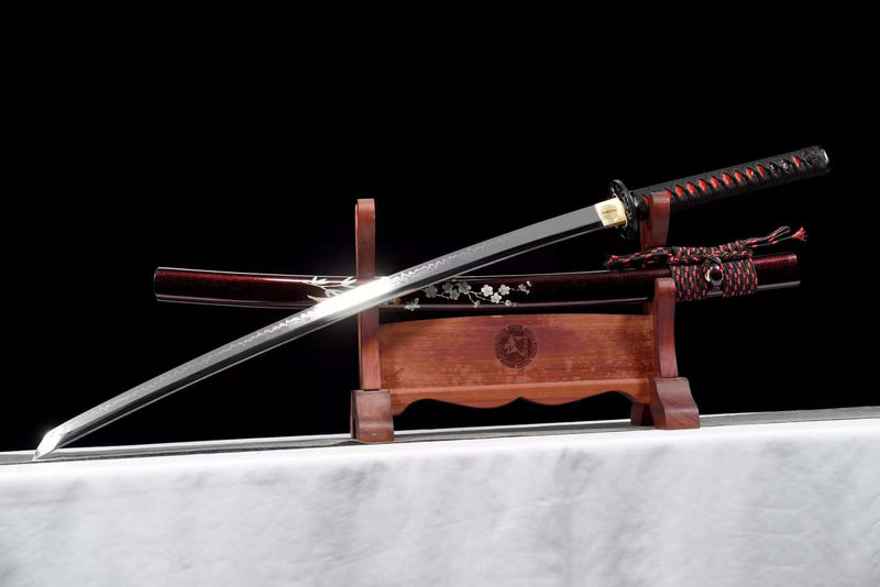 Koi Shinkōshoku T10 Clay Tempered Carbon Steel Katana Samurai Sword