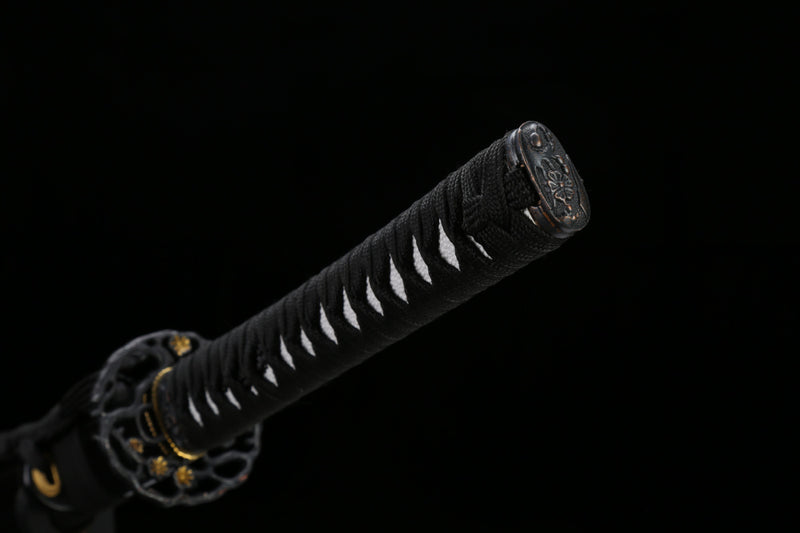 Kokutan āto T10 Clay Tempered Katana Samurai Sword