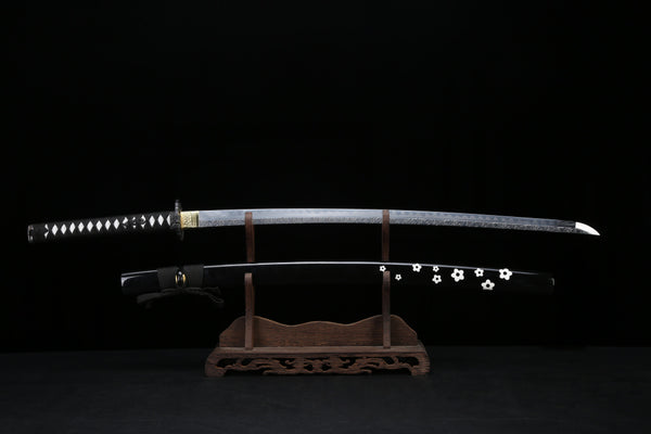 Kokutan āto T10 Clay Tempered Katana Samurai Sword