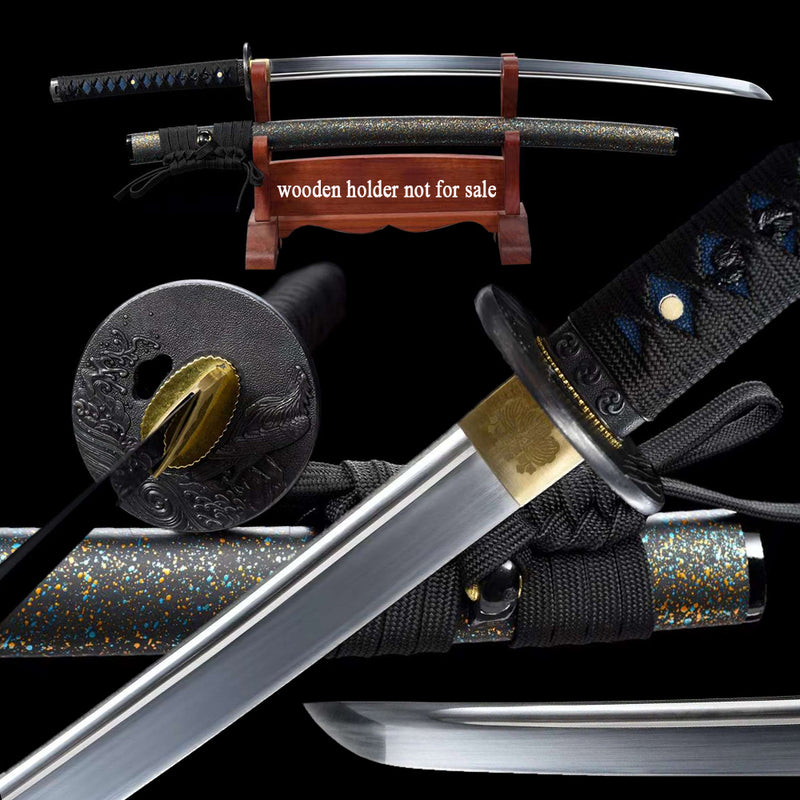 Kuroi Mizu Carbon Steel Katana Samurai Sword