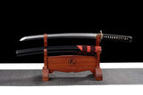 Kuroya Himawari Clay Tempered Carbon Steel Wakizashi Samurai Sword