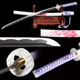 Murasaki Sakura High Carbon Steel Katana Sword