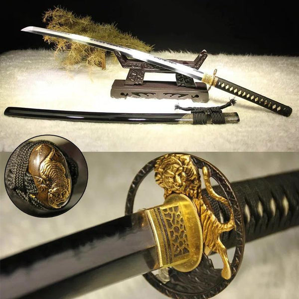 Golden Tiger Elite Clay Tempered Katana Samurai Sword