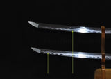 Kill Bill Bride & Groom Clay Tempered Katana Sword Set