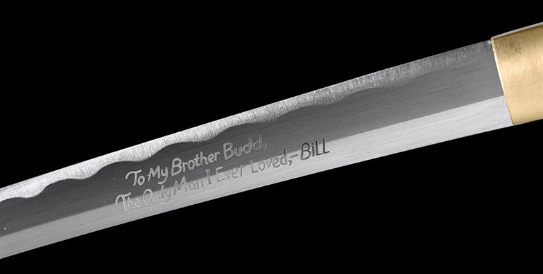 Kill Bill Budd Katana Samurai Sword