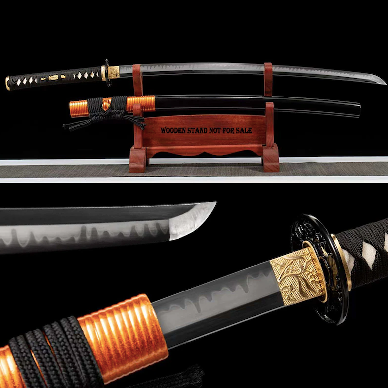 Kin Clay Tempered Elite Katana Samurai Sword