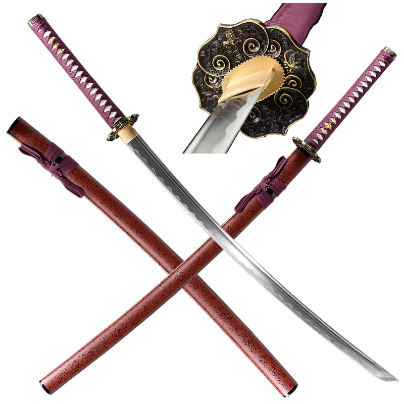 Murasakiiro no hana High Carbon Steel Katana Sword