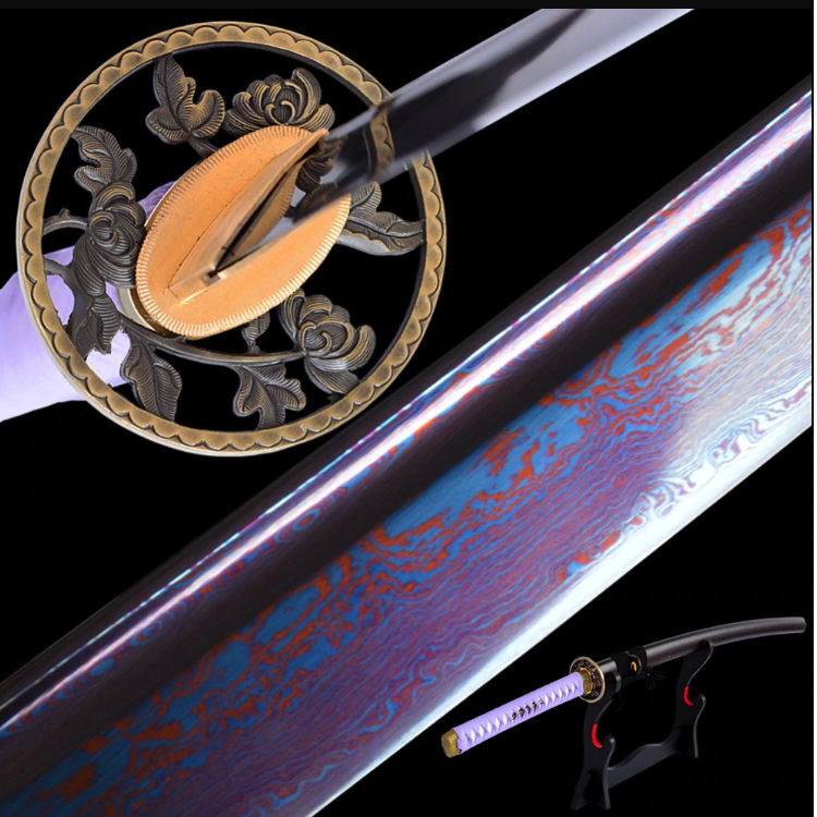 Qiu Folded Steel Katana Samurai Sword