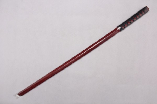 Red Wooden Bokken Katana Training Sword