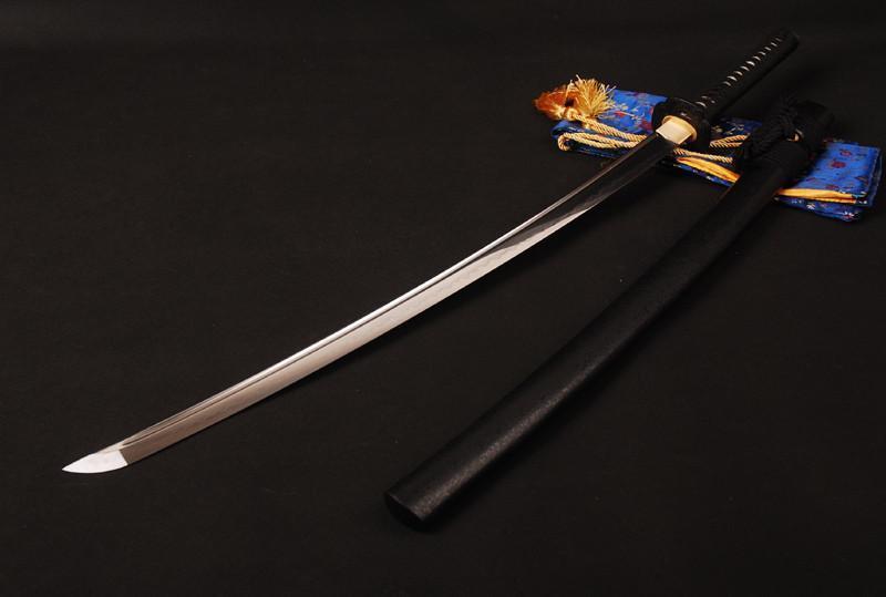 Ambhom Clay Tempered Carbon Steel Katana Samurai Sword