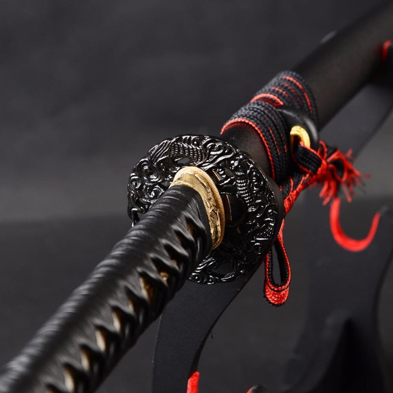 Araki Clay Tempered Folded Steel Katana Samurai Sword