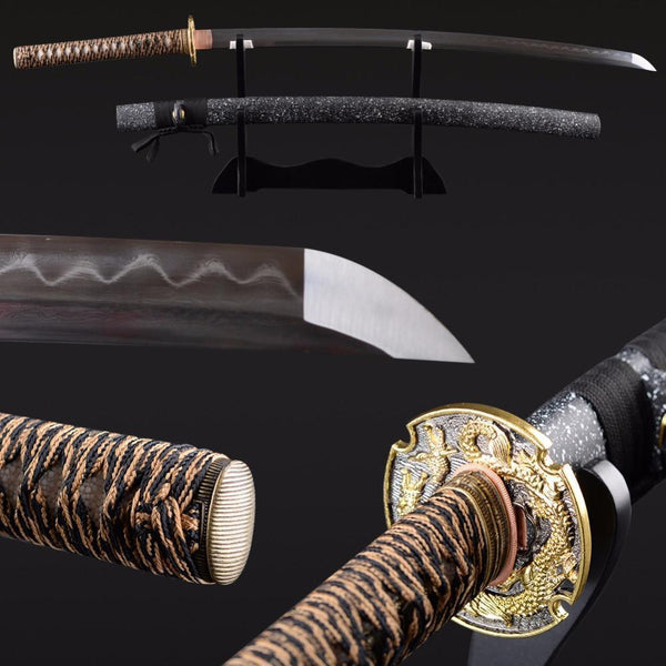 Asnee Clay Tempered Folded Steel Katana Samurai Sword