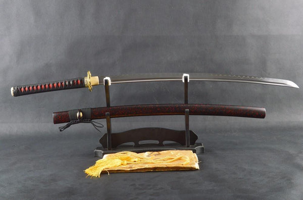 Chalermchai Clay Tempered Folded Steel Katana Samurai Sword