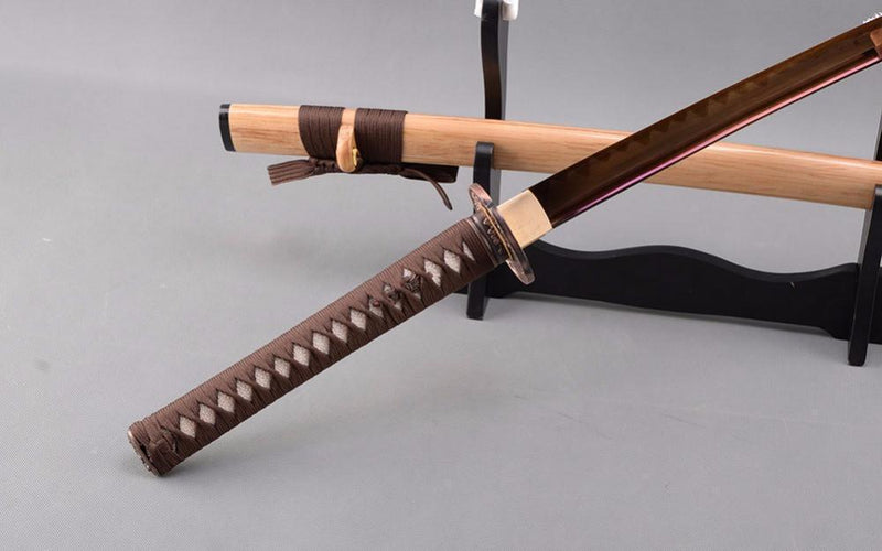 Churai Clay Tempered Carbon Steel Katana Samurai Sword