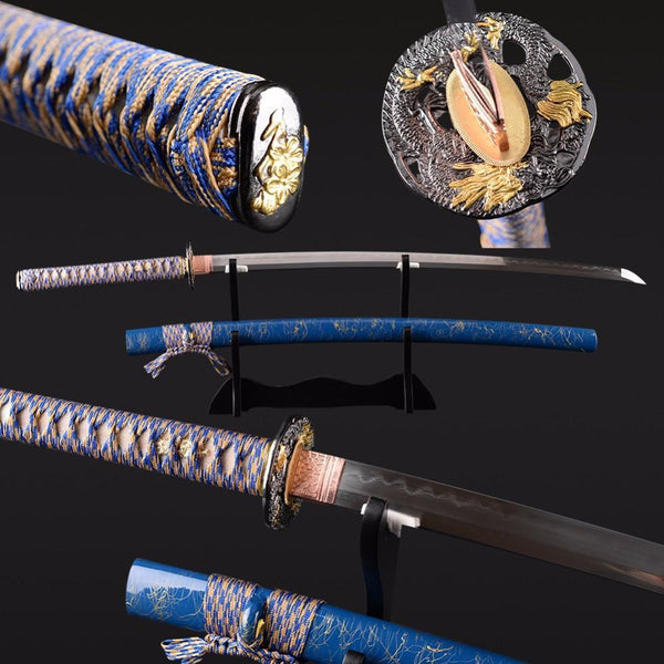 Dara Clay Tempered Folded Steel Katana Samurai Sword