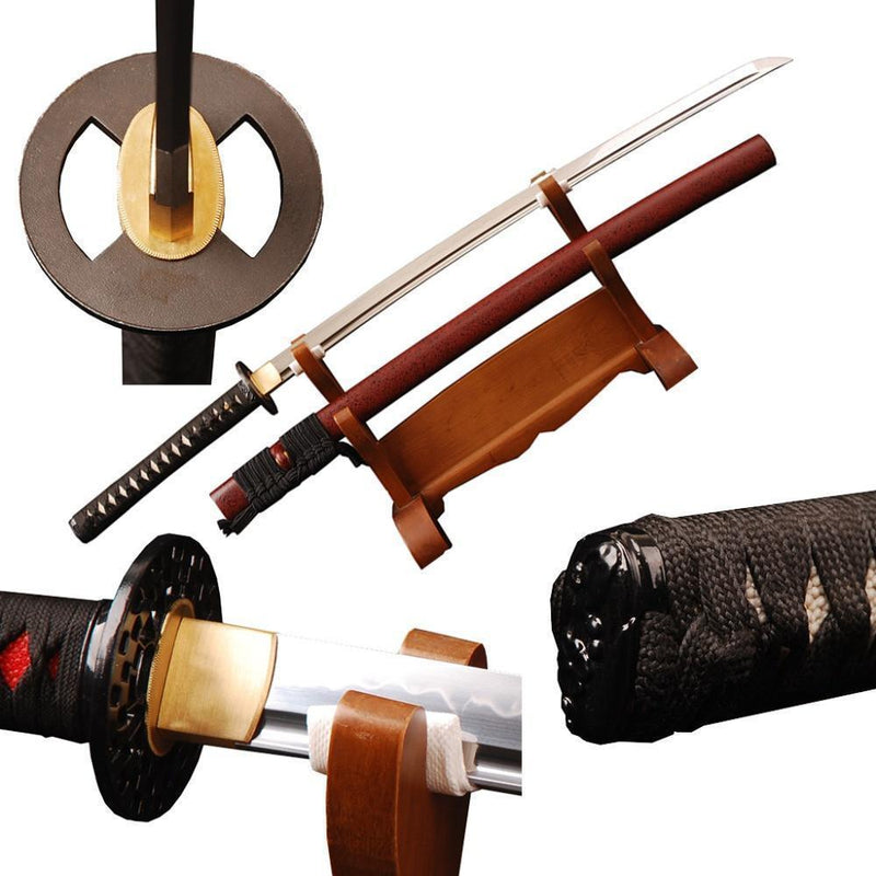 Daw Clay Tempered Carbon Steel Katana Samurai Sword