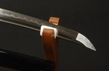Knight Clay Tempered Folded Carbon Steel Tanto Sword