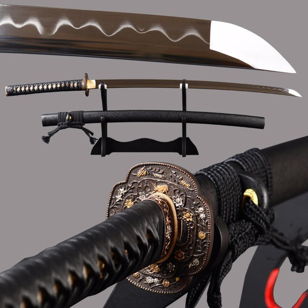 Kurushima Clay Tempered Katana Samurai Sword