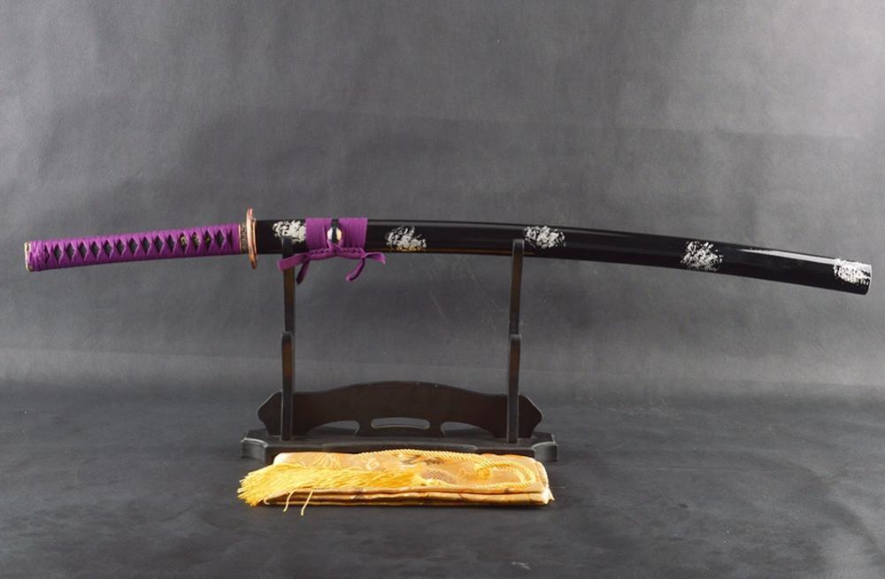 Buy Liu Folded Red Steel Katana Samurai Sword Online