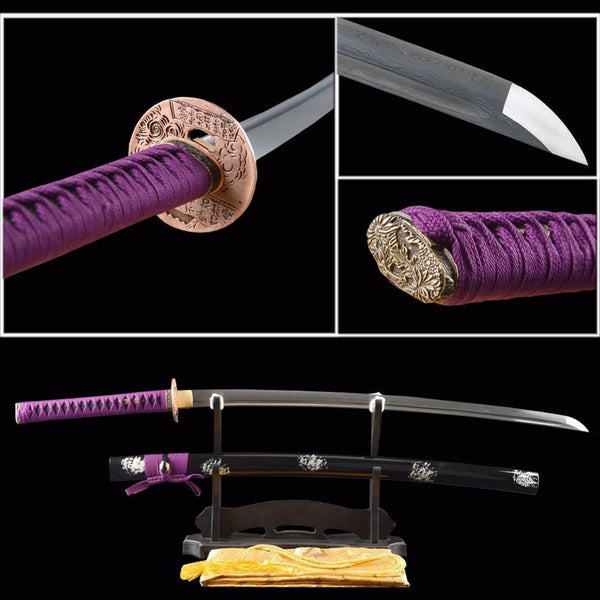 Luli Folded Steel Katana Samurai Sword