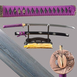 Luli Folded Steel Katana Samurai Sword