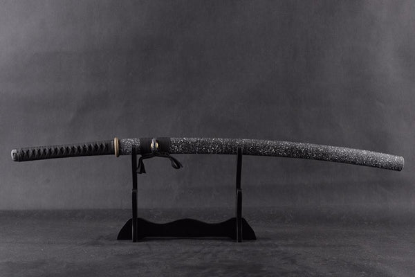 Meifen Folded Black Steel Katana Samurai Sword