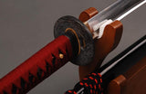 Noble Clay Tempered Carbon Steel Wakizashi Samurai Sword