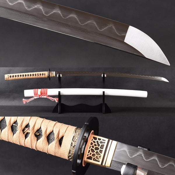 Nobunaga Clay Tempered Folded Katana Samurai Sword