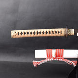 Nobunaga Clay Tempered Folded Katana Samurai Sword