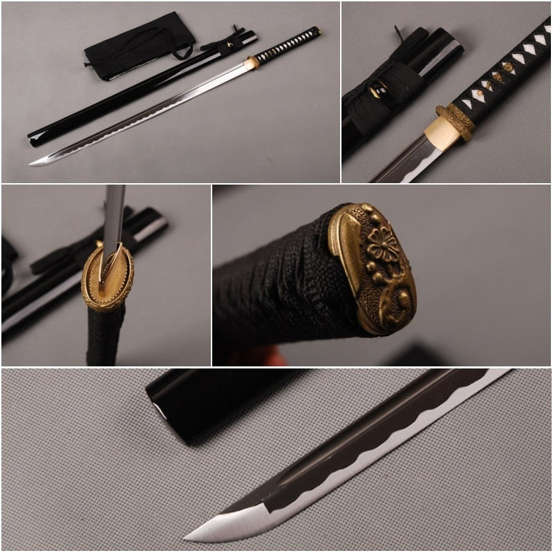 Kurashikku Carbon Steel Ninja Sword