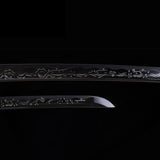 Kiiro To Gin Carbon Steel Katana Samurai Sword