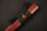 Lihwa Folded Red Steel Katana Samurai Sword