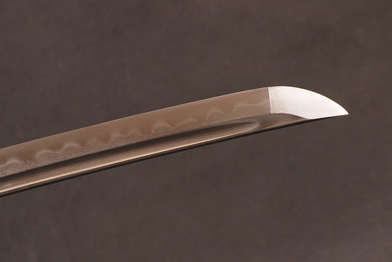 Isra Clay Tempered Folded Steel Katana Samurai Sword