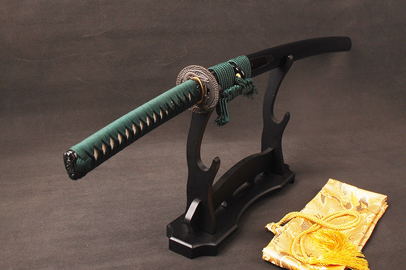 Isra Clay Tempered Folded Steel Katana Samurai Sword