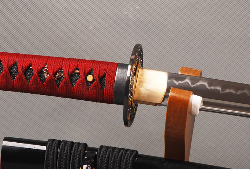 Iato Clay Tempered Carbon Steel Wakizashi Samurai Sword