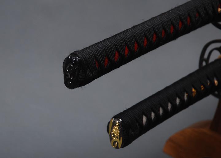 Kiyoko Clay Tempered Carbon Steel Samurai Sword Set