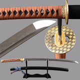 Tameshigiri Folded Steel Katana Samurai Sword