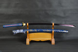 Qingge Folded Blue Steel Katana Samurai Sword