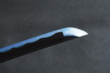 Ryū Carbon Steel Blue Blade Samurai Katana with Dragon Sheath