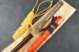 Linqin Folded Red Steel Katana Samurai Sword