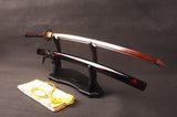 Ruolan Folded Red Steel Katana Samurai Sword