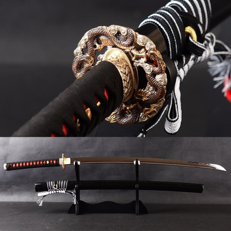 Saito Clay Tempered Katana Samurai Sword