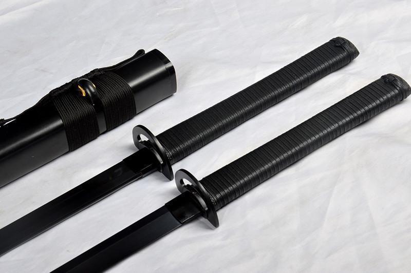 The Night Twins Carbon Steel Ninja Sword Set