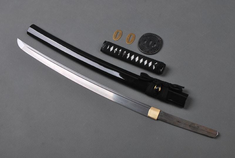 Ulaway Folded Carbon Steel Wakizashi Samurai Sword